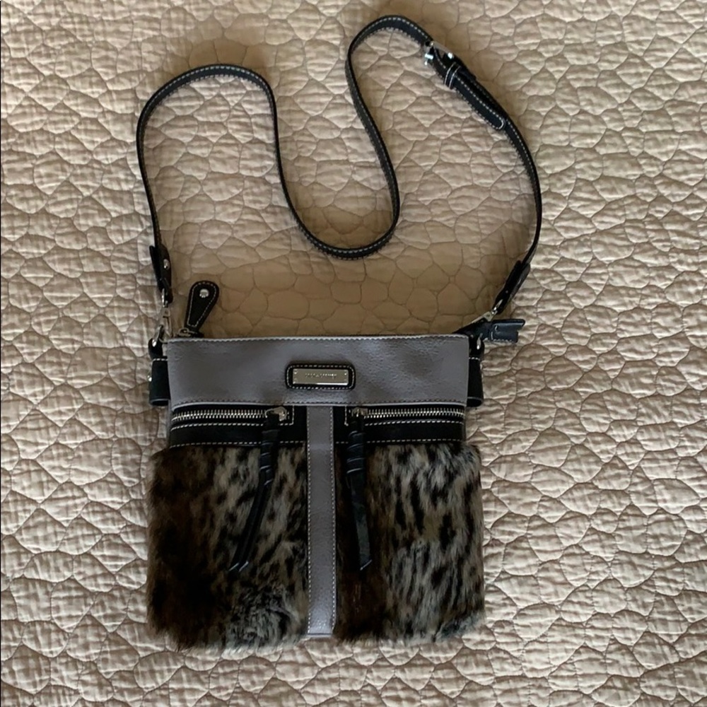 NWOT “Coco + Carmen” Purse leather & faux fur